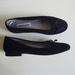 Sam & Libby Velvet Ballet Shoes